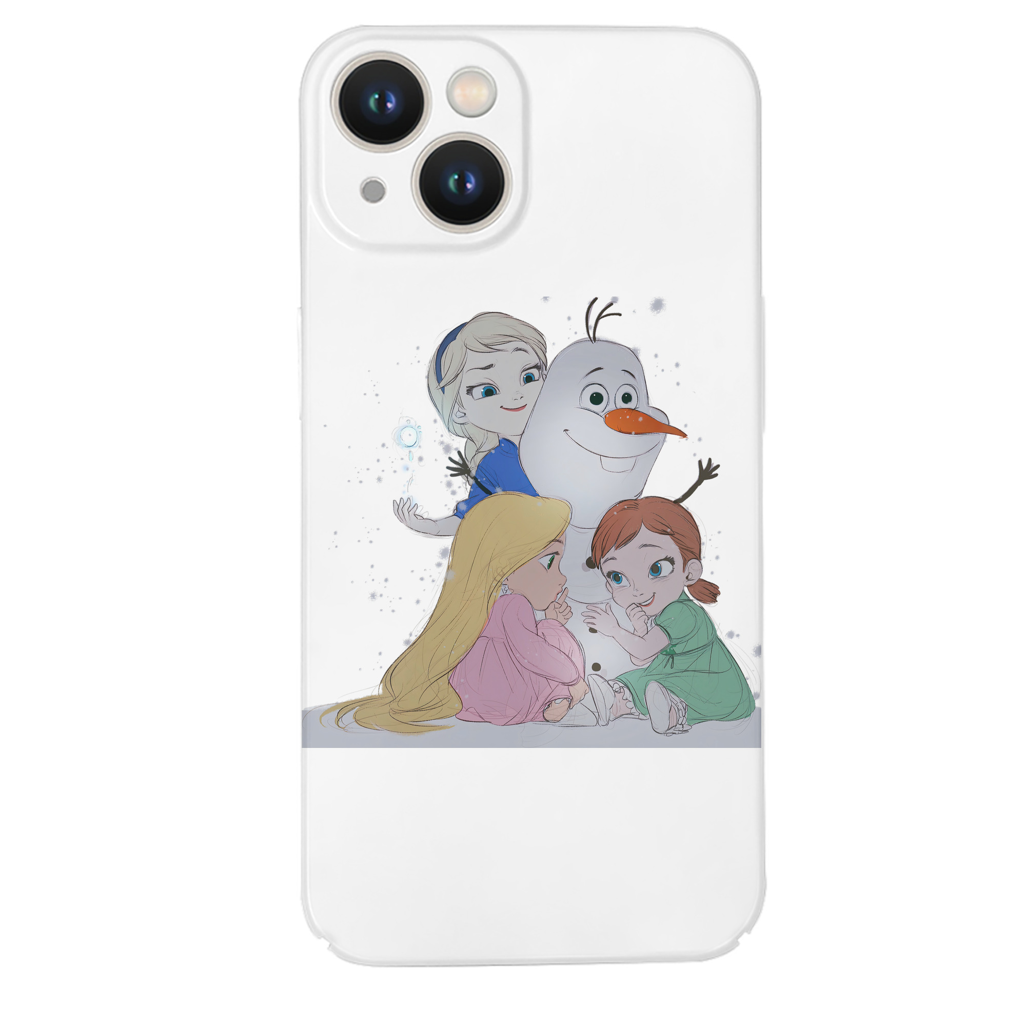 （画像用） アナと雪の女王 アンナ エルサ Frozen Anna Elsa 【iPhone 14シリーズ対応】ハードケース